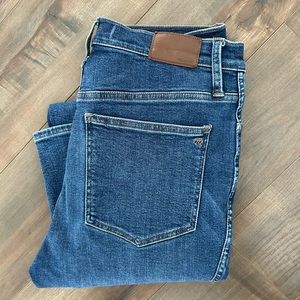 Madewell high-rise skinny jeans size 30 tall